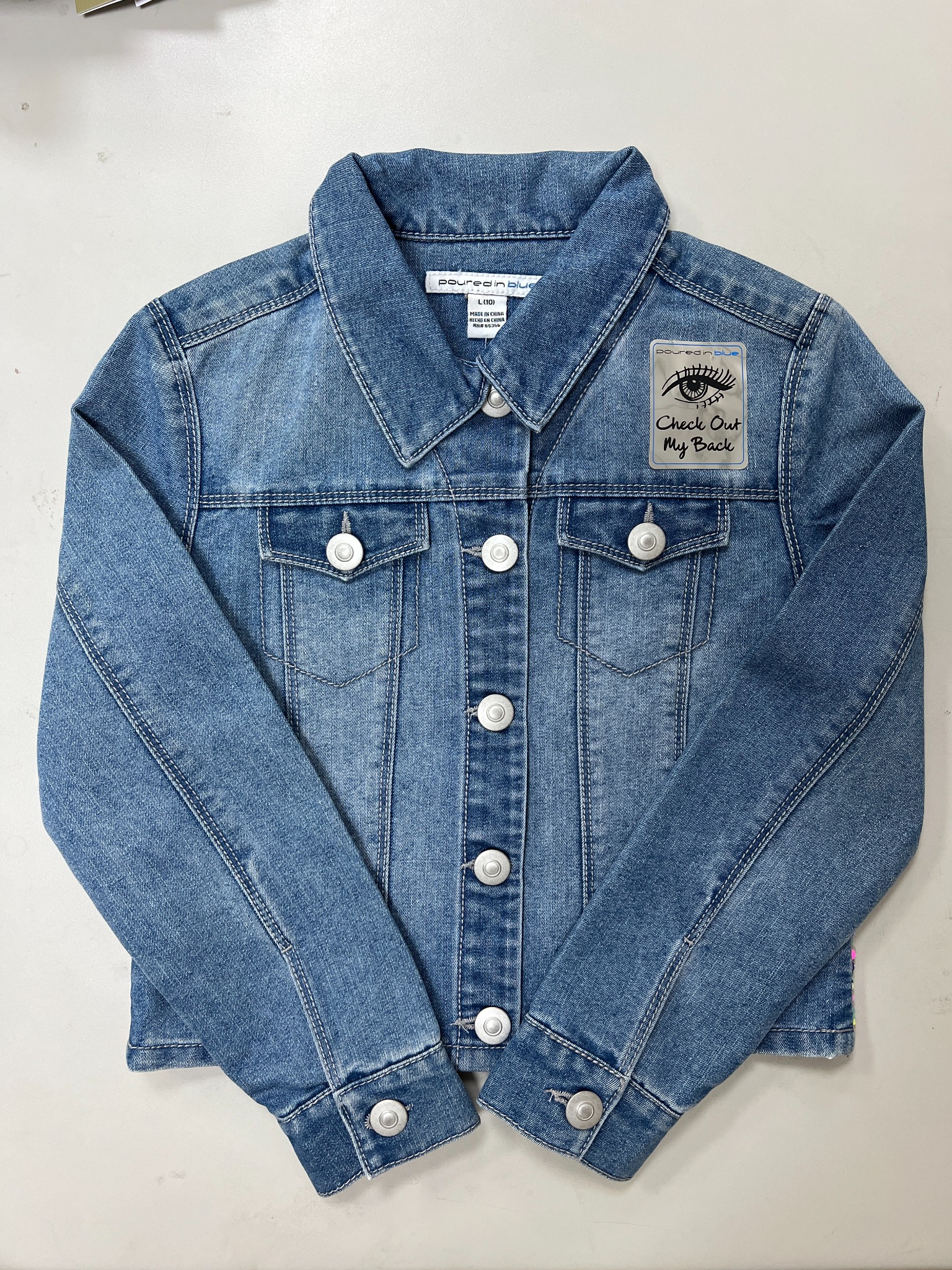 Denim jacket sample