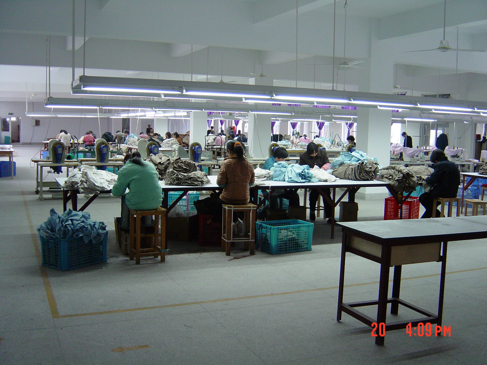 Finishing room · view one
