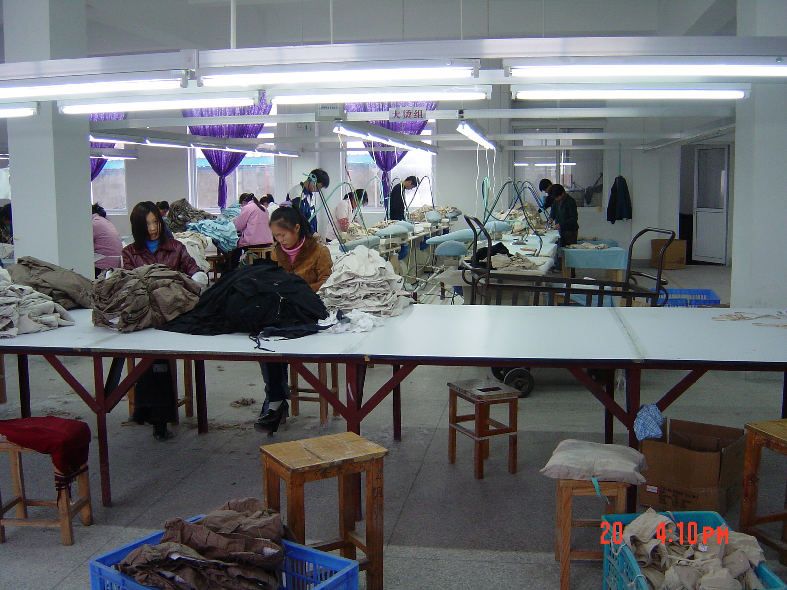 Finishing room · view two
