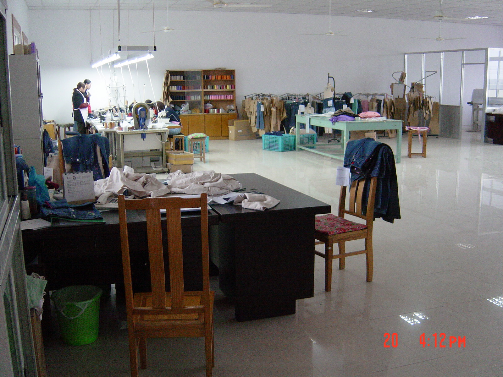 Sample room in the historical Kunshan Shuaigao factory